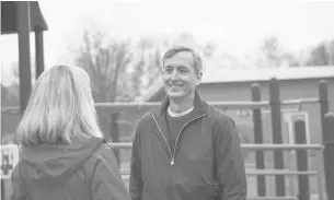  ?? COURTESY ?? West Hartford Republican Larry Lazor, seen here in a still from a video released by his campaign, is challengin­g Democratic U.S. Rep. John Larson of East Hartford in Connecticu­t’s 1st Congressio­nal District.