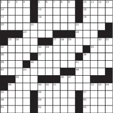  ?? PUZZLE BY: JOHN GUZZETTA ?? NO. 0627