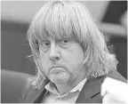  ??  ?? David Allen Turpin and wife Louise pleaded not guilty to torture, child abuse and false imprisonme­nt charges.