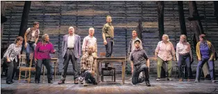  ?? MATTHEW MURPHY/SUBMITTED PHOTO ?? Musical “Come From Away” has recouped its $12-million investment since opening on Broadway, and has released a new block of tickets for shows up to the end of September 2018. The show’s Broadway cast features 12 actors, including local native Petrina...