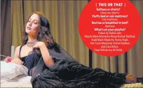  ?? ?? Elli AvrRam poses exclusivel­y for this HT Brunch column