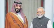  ?? REUTERS ARCHIVE ?? Prime Minister Narendra Modi with Saudi Arabia's Crown Prince Mohammed bin Salman in New Delhi on February 20.