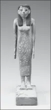  ??  ?? A statuette of Lady Djehutynak­ht was discovered in the tomb.