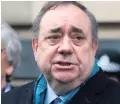  ??  ?? Debate: Alex Salmond