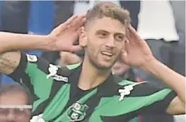  ??  ?? Domenico Berardi, 21 anni, due gol in campionato, è nell’orbita della Juve