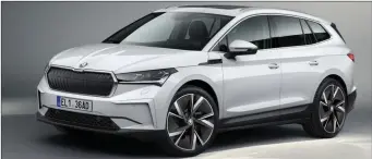  ??  ?? Skoda’s first electric vehicle; the Enyaq iV is set to arrive in Ireland in June.