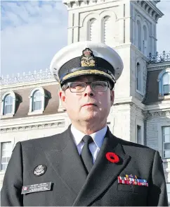  ?? STEPH CROSIER / POSTMEDIA NEWS FILES ?? Vice-Admiral Mark Norman at Royal Military College of Canada in Kingston last November.