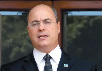  ?? CARLOS MAGNO/DIVULGAÇÃO ?? Eleito sob a bandeira de combate à corrupção, Witzel é acusado de desviar verbas da saúde