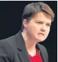  ??  ?? Scottish Conservati­ve leader Ruth Davidson warns that pro-union parties must “wake up”.