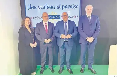  ?? C. F. ?? Presentaci­ón de la campaña ‘Una ventana al paraíso’ de Vélez-Málaga.