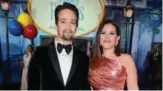  ??  ?? Lin-Manuel Miranda and Vanessa Nadal attend the Premiere Of Disney’s ‘Mary Poppins Returns’ at El Capitan Theatre.