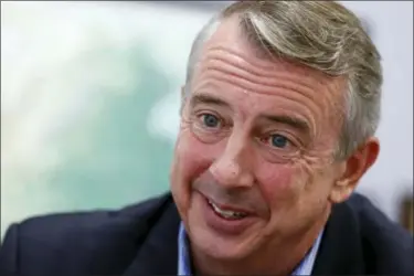  ?? STEVE HELBER — THE ASSOCIATED PRESS FILE ?? In this file photo, Republican gubernator­ial candidate Ed Gillespie, during an interview in Richmond, Va. Virginia’s gubernator­ial election stands as a test for the anti-Donald Trump resistance, and whether it can energize voters and donors for the...