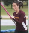  ?? The Sentinel-Record/ RICHARD RASMUSSEN ?? Lake Hamilton’s Edie Murray heads into today’s Meet of Champions with the top mark this season in the pole vault, having cleared 13 feet, 31/4 inches.