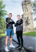  ??  ?? Towers of talent Adam Ashe (left) with Matt Smith are back on familiar territory at Bridgehaug­h with Glasgow Warriors