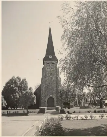  ??  ?? The church at Bullecourt.