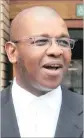  ??  ?? NOT TALKING: Dali Mpofu says he has rules to obey.