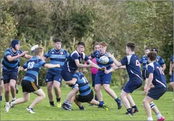  ?? Pics: ?? Sligo Grammar School and Summerhill College junior put on an entertaini­ng display. Donal Hackett