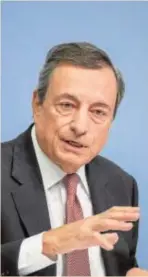  ?? EFE ?? Mario Draghi