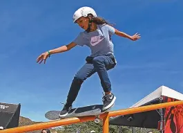  ?? DIVULGAÇÃO ?? Rayssa Leal tem apenas 11 anos e é vice-campeã mundial de skate street