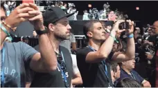  ?? JEFFERSON GRAHAM, USA TODAY ?? Attendees get their fill of Apple at WWDC 2017 on Monday.