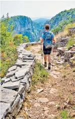  ?? ?? Into the abyss: Vikos Gorge is one of the deepest in the world