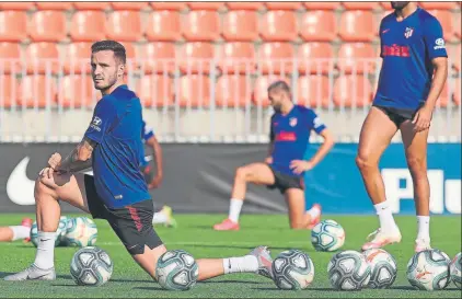  ?? FOTO: EFE ?? Saúl Ñíguez, centrocamp­ista del Atlético de Madrid se vuelve a medir a un equipo alemán