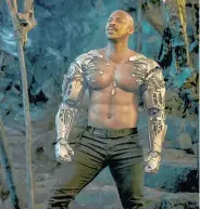  ??  ?? Mehcad Brooks in a scene from Mortal Kombat.