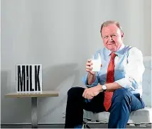  ??  ?? a2 Milk Company managing director Geoff Babidge. The company has cofunded a study into lactose intolerenc­e.