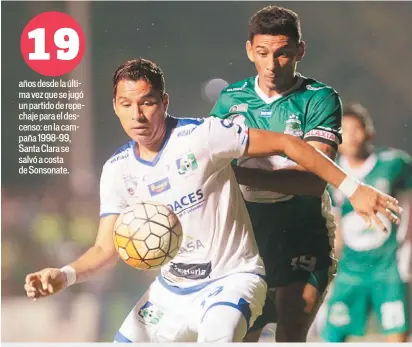  ??  ?? Sonsonate y Dragón definirán hoy al descendido a segunda división de la próxima temporada.