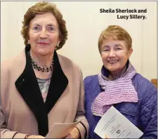  ??  ?? Sheila Sherlock and Lucy Sillery.