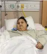  ?? AFP file ?? Eman’s sister alleged that her sibling had not shed half her weight as specialist­s at a Mumbai hospital had claimed. —