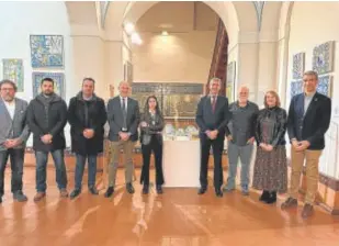  ?? // JCCM ?? David Gómez y Álvaro Gutiérrez durante su vista al Museo Ruiz de Luna