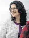  ?? SALWAN GEORGES/ THE WASHINGTON POST ?? Soon after she was sworn in on Jan. 3, Congresswo­man Rashida Tlaib, D-Michigan, came under fire for vowing to impeach Trump.
