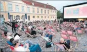  ?? AFP ?? People attend a film screening in Berlin, Germany.