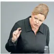 ?? FOTO: MARCO RAUCH/DPA ?? Nancy Faeser (SPD) bei einer Debatte im Bundestag.