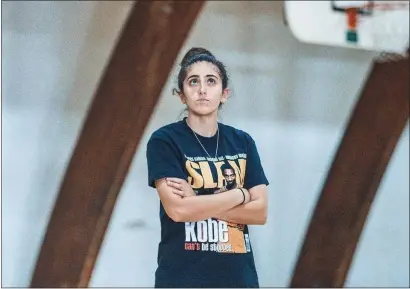  ?? PHOTO COURTESY OF LLOYD SICARD ?? Shawn Kolani, 28, is the new boys basketball coach at El Camino Real, making her the first female head coach in the West Valley League.