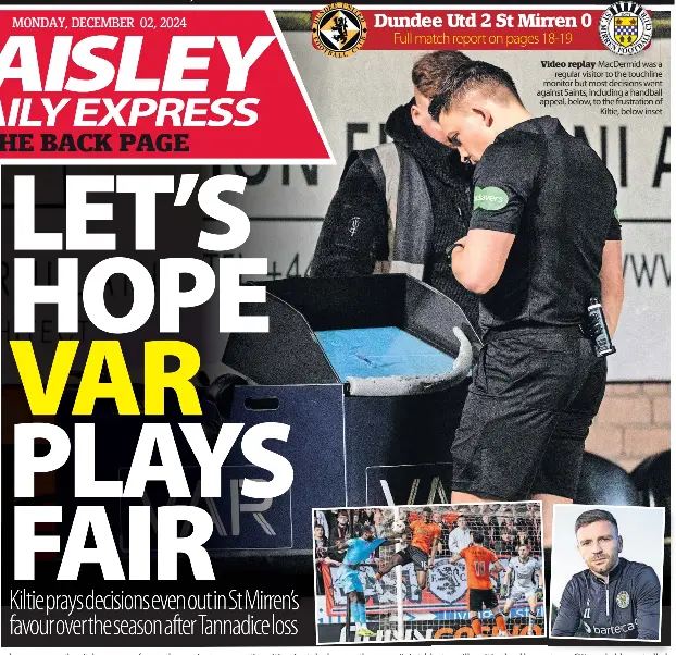 LET’S HOPE VAR PLAYS FAIR PressReader