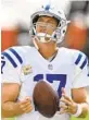  ?? DAVID RICHARD AP ?? Colts quarterbac­k Philip Rivers is feeling some heat after Sunday’s loss.