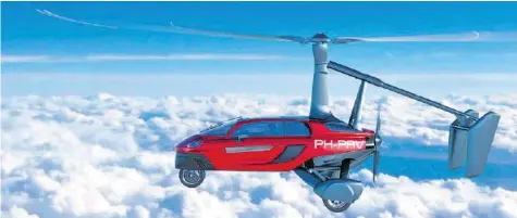  ?? PAL-V ?? Der PAL-V ist laut Hersteller das erste fliegende Auto – es kostet 340 000 bis 570 000 Franken.