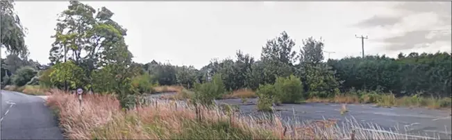  ?? Picture: Google Street View ?? Residents say their houses have been blighted for years while land at the former Wyevale Garden Centre in Upper Harbledown has been unsuccessf­ully marketed for business use