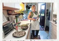  ?? PETERSON, MILWAUKEE JOURNAL SENTINEL ANGELA ?? Milwaukeea­n Vicki Brown finds empowermen­t in cooking for herself at home; Here, she's ready to prepare a favorite shrimp and bean dish.