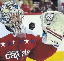  ?? JONATHAN NEWTON WASHINGTON POST FILE PHOTO ?? The Washington Capitals dealt goaltender Philipp Grubauer, pictured, and defenceman Brooks Orpik to Colorado on Friday night.