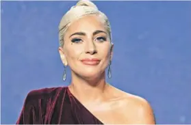  ??  ?? Gaga obtuvo un Globo de Oro por American Horror Story.