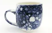  ?? G CERAMIC & CO ?? The blue and white pieces in Gabrielle Burke’s latest line reflect her Portuguese heritage.