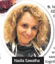  ??  ?? Nadia Sawalha