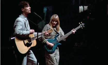  ?? ?? The songs are dynamic and compelling … David Byrne and Tina Weymouth in Stop Making Sense. Photograph: TCD/Prod DB/Alamy