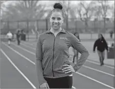  ?? SARAH GORDON/THE DAY ?? Andrea Chappelle began coaching the New London High School indoor girls’ and boys’ track and field teams over the winter and was set to take over as coach of the New London girls’ team outdoors before COVID-19 suspended the season.