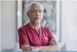  ?? ?? MIDRAND, South Africa: Anti-apartheid activist Mac Maharaj, 87, poses for a portrait in his house in Midrand, on March 31, 2022. As South Africa marks nearly three decades of liberation from the yoke of apartheid. —AFP