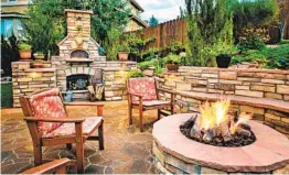  ?? GETTY IMAGES ?? If your preference is a built-in fire pit, plan on contacting your local government agency for permit and safety requiremen­ts.