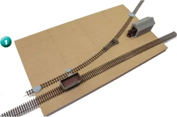  ??  ?? I knew roughly what I aimed to build, but there's nothing like putting some track on the baseboard and seeing how everything will fit. Nothing is pinned down at this stage, but it's enough to allow me to run a loco to make sure it can cope with the curves.